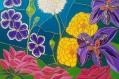 Vida-en-mosaico-Costume-made-with-your-gardens-flowers